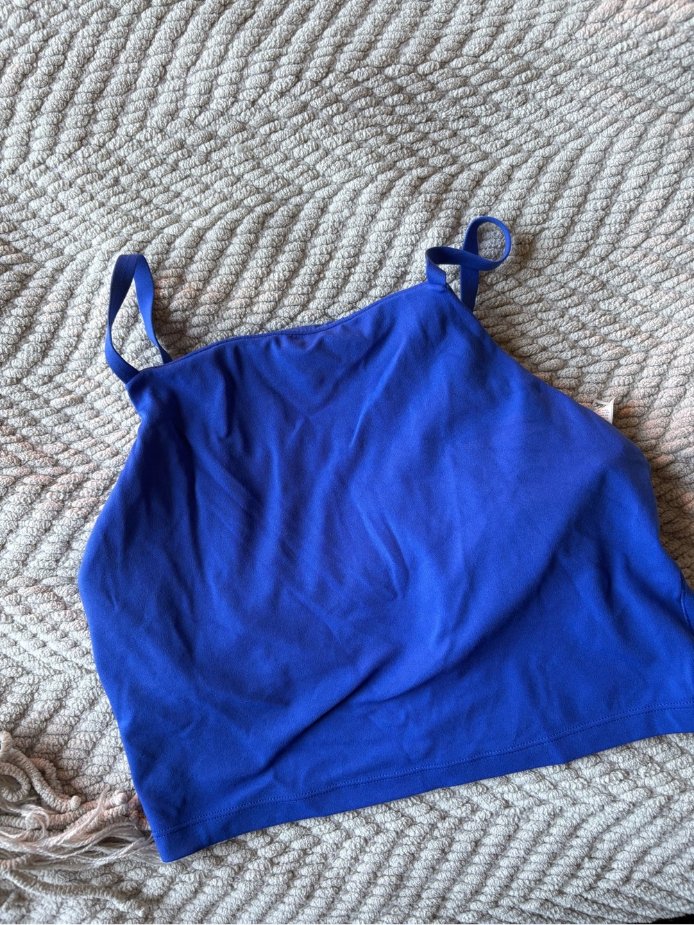 aerie Royal Blue Cropped Tank Top